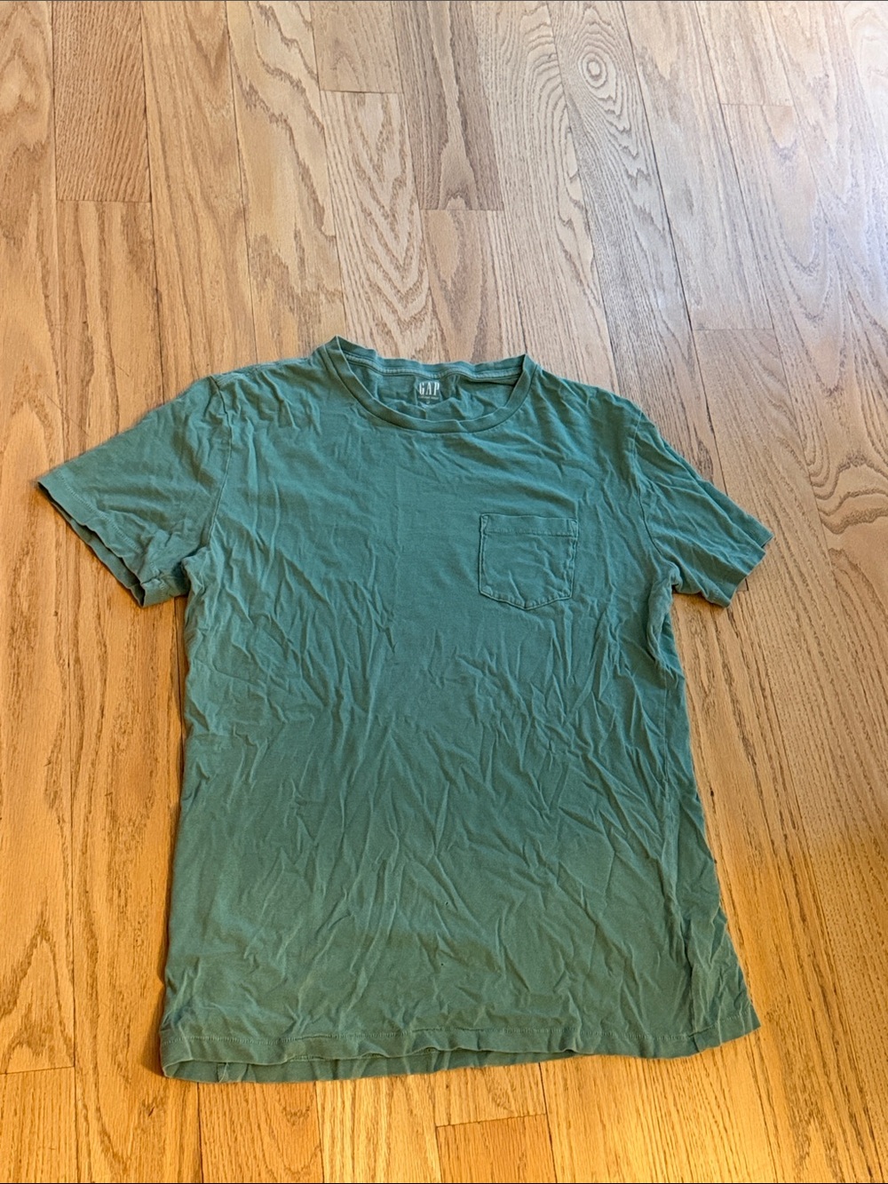 GAP Pocket Tee in Seafoam Green